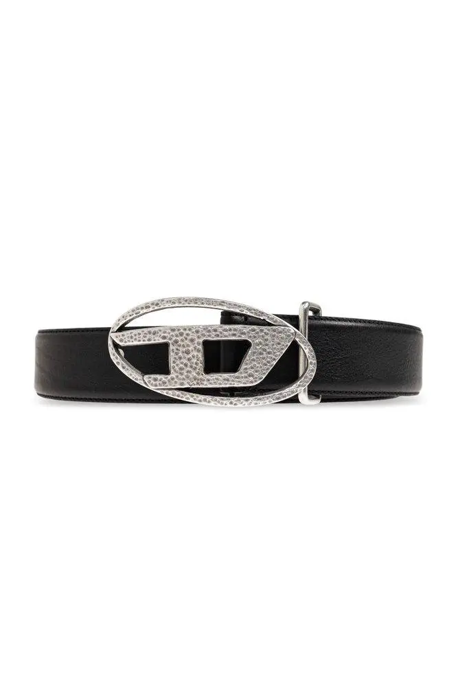 Diesel Diesel Oval D Logo Leather Belt