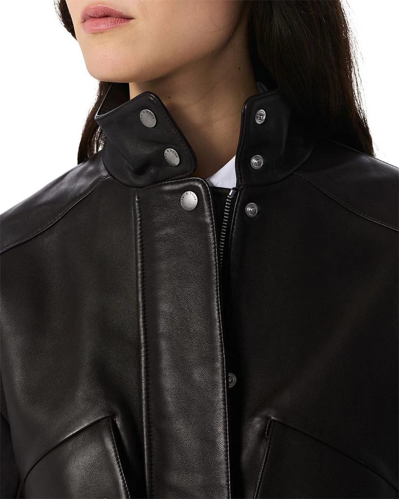 Rag & Bone Aria Leather Bomber Jacket 4