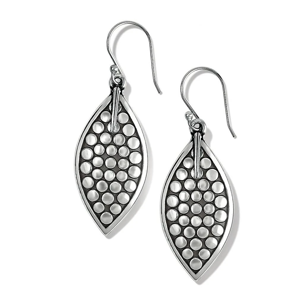 Brighton Brighton - Woman's Pebble Leaf Reversible French Wire Earrings 1