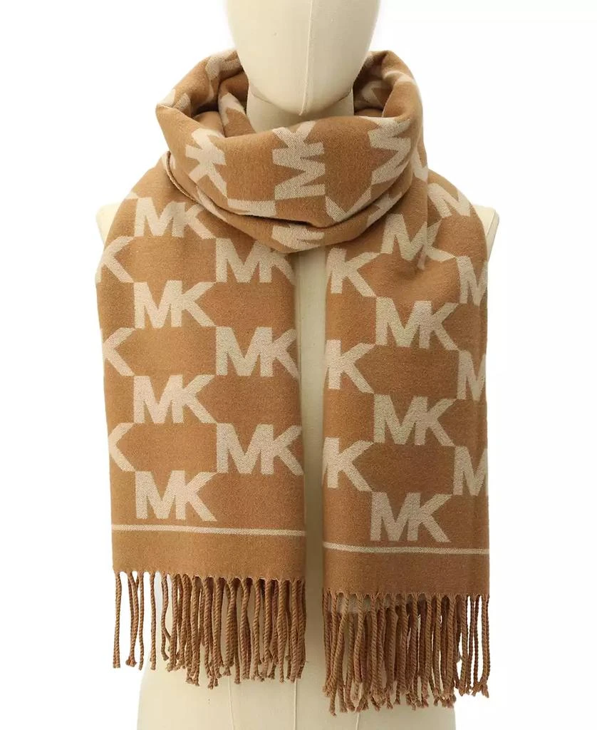 Michael Kors Women's Metallic Logo Wrap Scarf 4