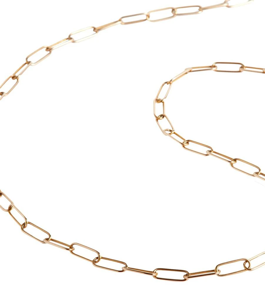Annoushka Mini Yellow Gold Cable Chain Necklace 2