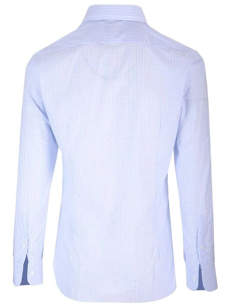 BARBA Barba Checked Long-Sleeved Shirt 2