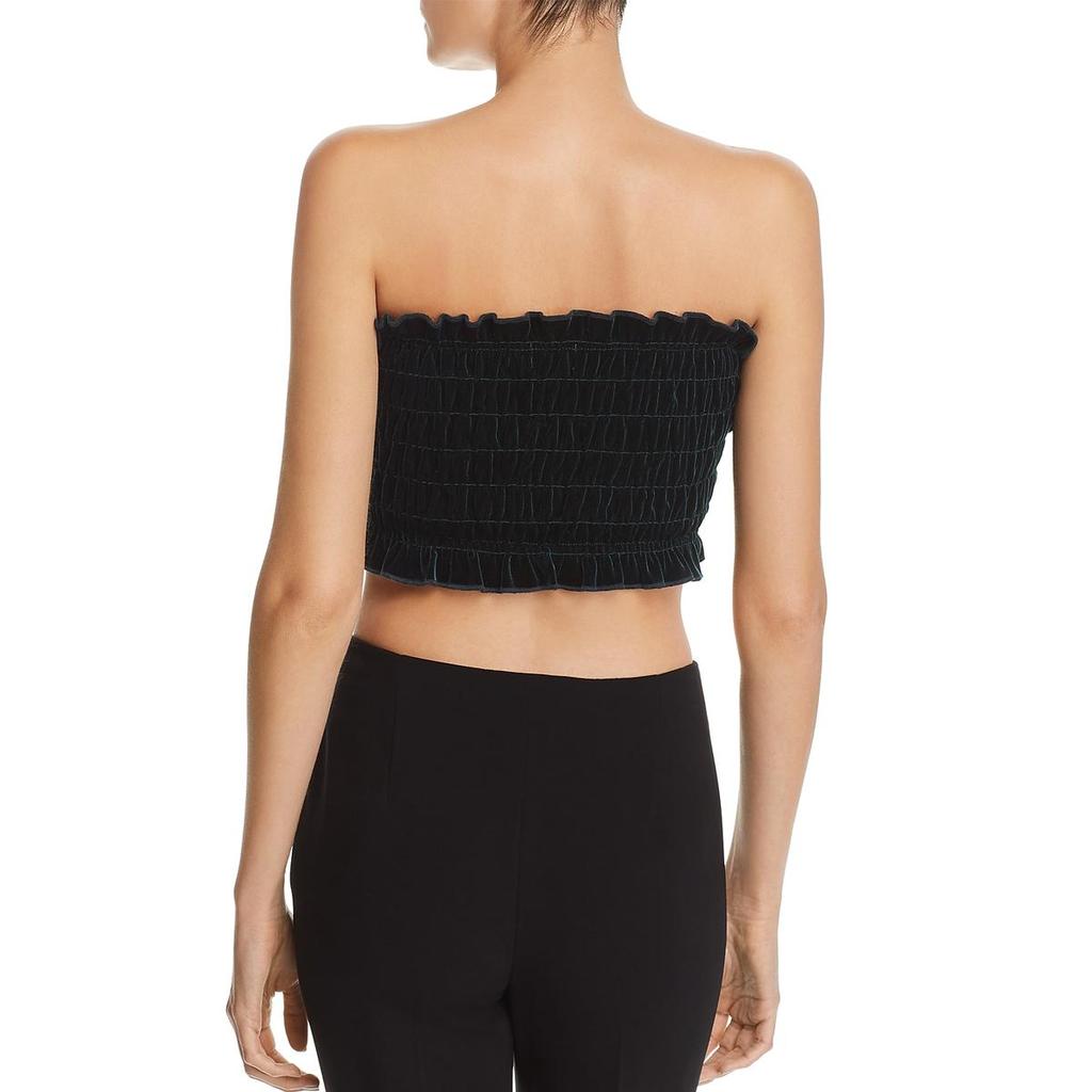 Tiger Mist Lucia Womens Velvet Strapless Tube Top