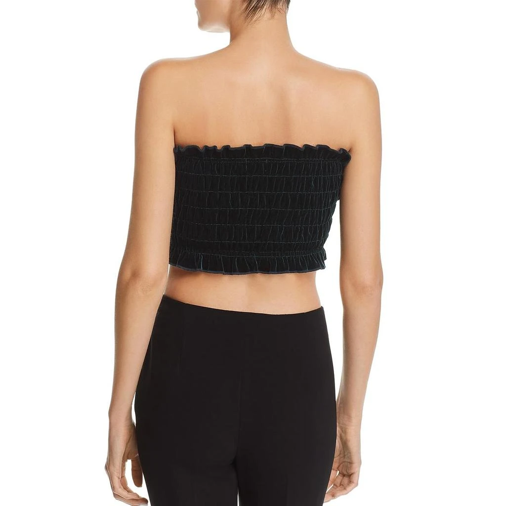 Tiger Mist Lucia Womens Velvet Strapless Tube Top 2