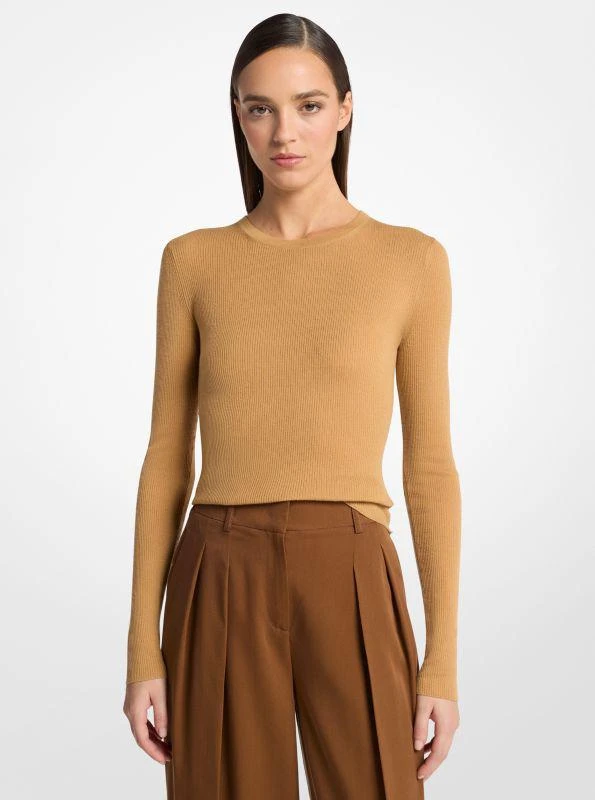 Michael Kors Hutton Featherweight Cashmere Sweater 1