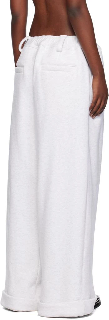 Meryll Rogge Gray Drawstring Chino Lounge Pants 3