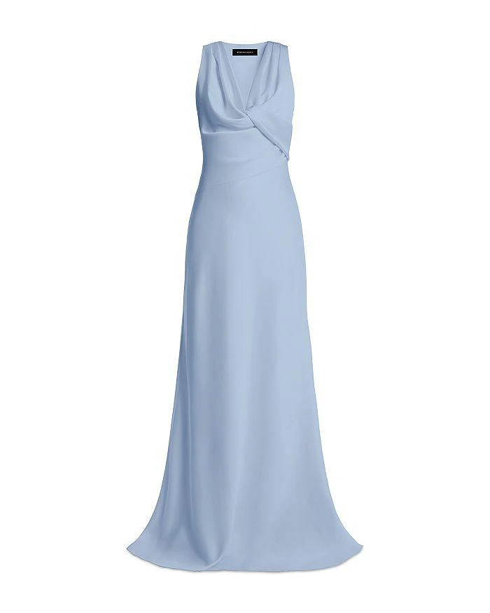 BCBG BCBG Cowl Neck Halter Gown 7