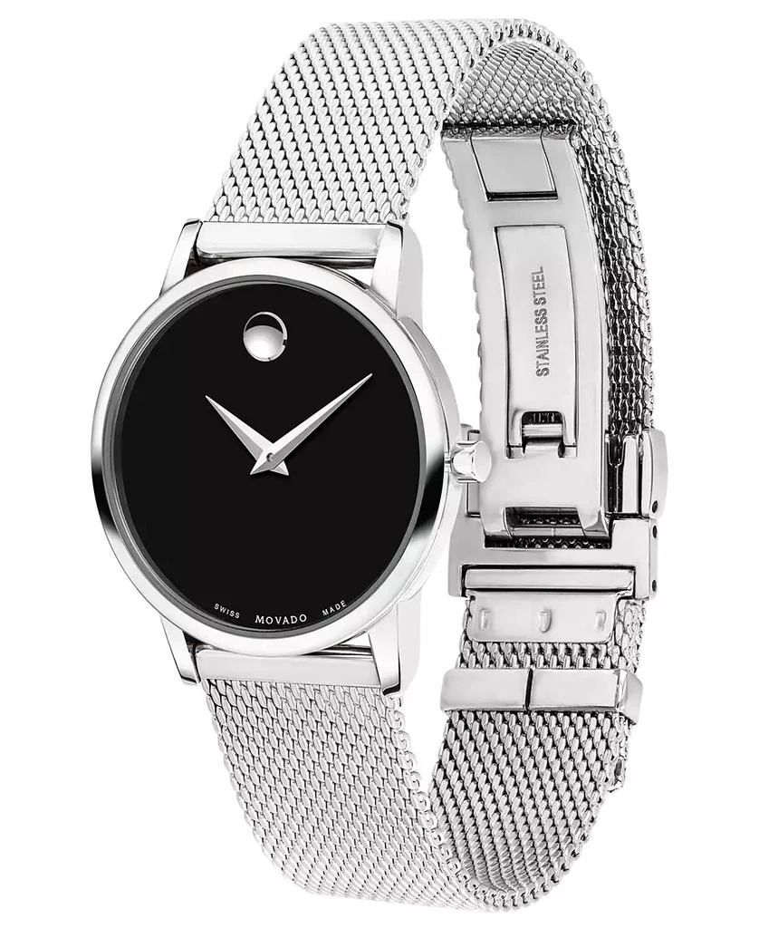 Movado Women's Swiss Museum Classic Stainless Steel Mesh Bracelet Watch 28mm 3