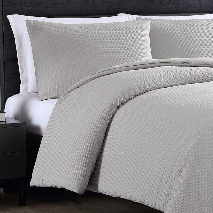 Vera Wang Waffle Pique  Comforter Set, Queen 8