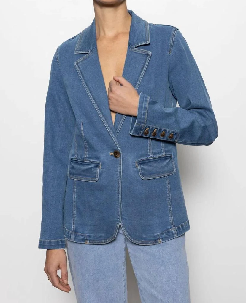 Sanctuary Sanctuary - Denim Sculpted Blazer