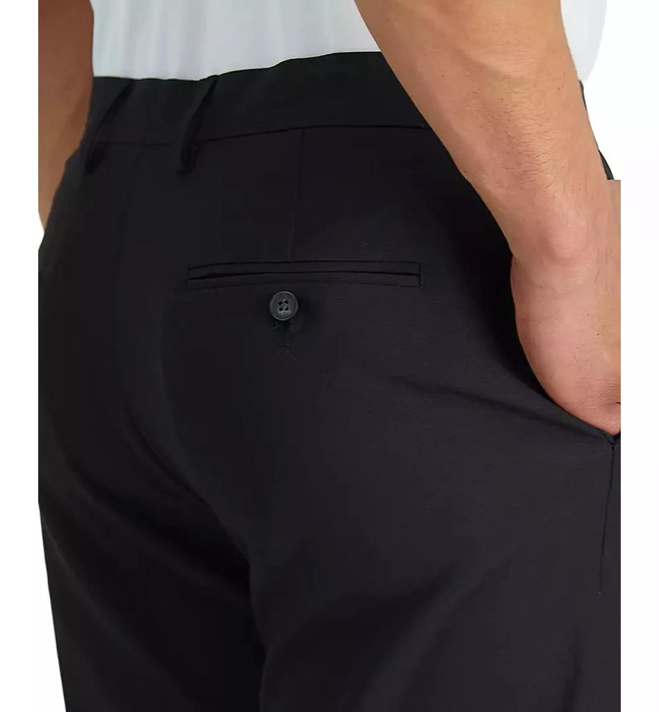 Haggar Men's Premium Comfort Stretch Classic-Fit Solid Flat Front Dress Pants 5