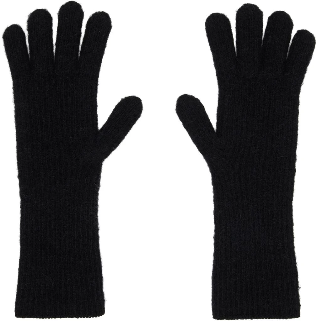 Jacquemus Black 
The Gros Grain
 Gloves 2