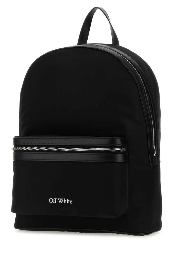 Off-White Off-White Logo Embroidered Zipped Backpack 3