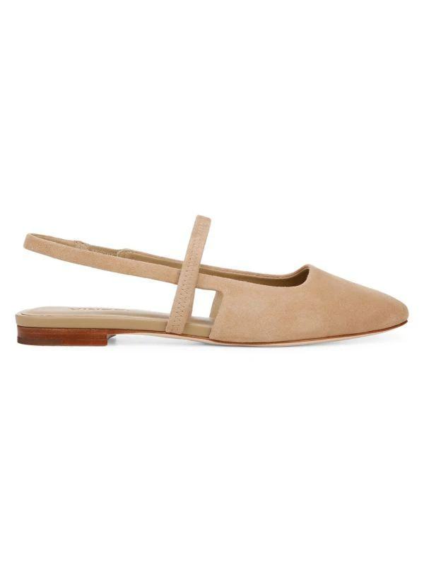 Vince Bernice Leather Slingback Flats 1