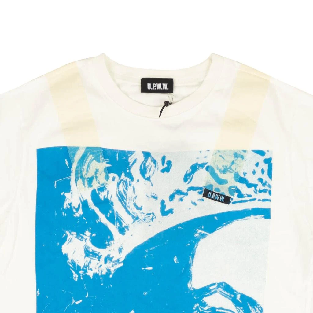 U.P.W.W. Zuek King Graphic Short Sleeve T-Shirt - White/Blue 2