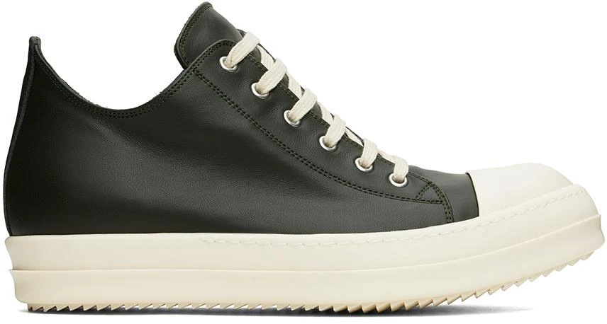 Rick Owens Green Porterville Low Sneakers 1