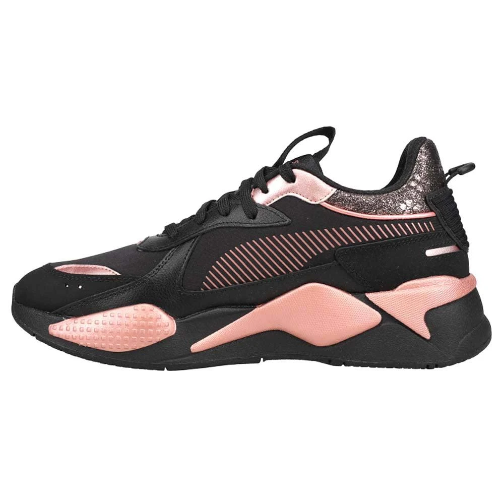 Puma RS-X Black Rose Lace Up Sneakers 3