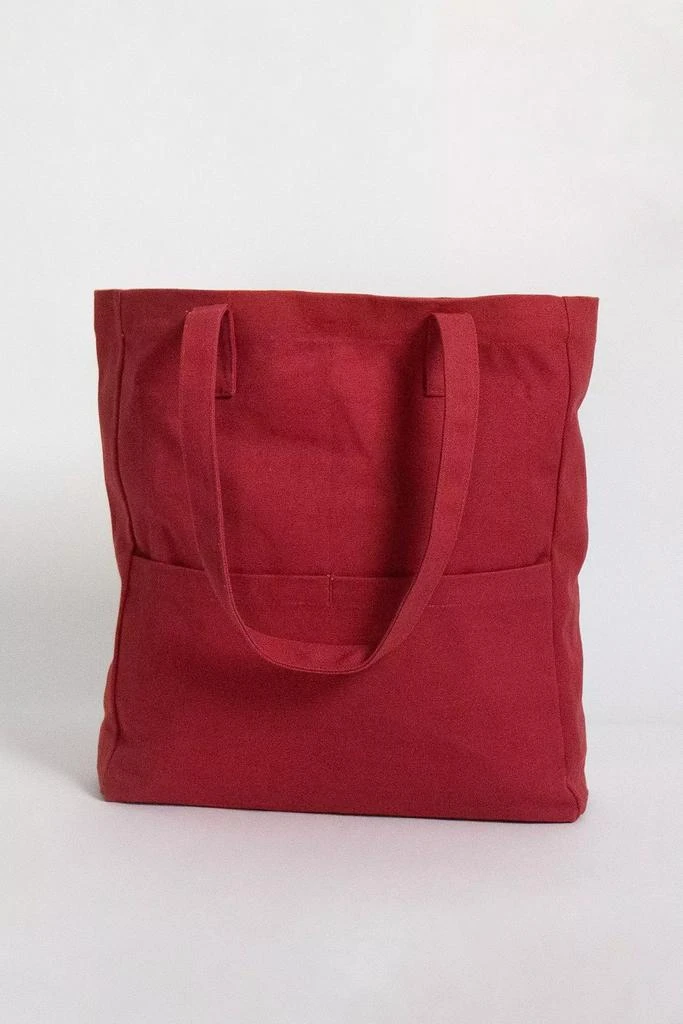 Terra Thread Terra Thread Organic Cotton Multi Pocket Canvas Tote 3