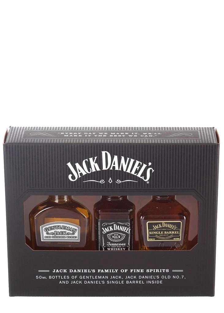 Jack Daniel's Family Miniatures Whiskey Gift Pack 3 x 50ml 1