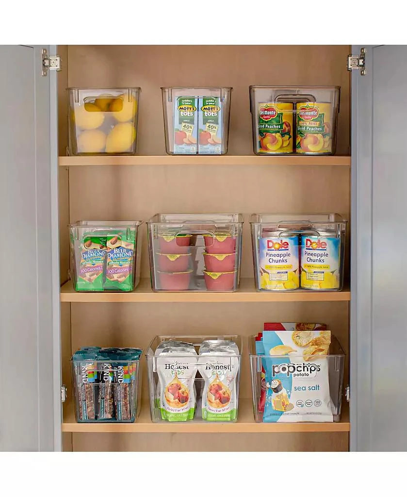 Sorbus 8 Pack Small Clear Storage Bins with Handles - for Kitchen, Cabinet Organizer, Pantry
Refrigerator 6