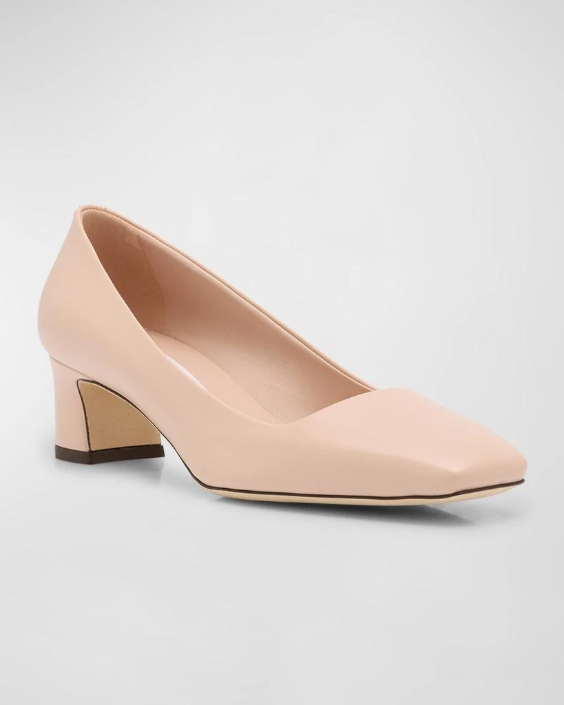 Jimmy Choo Winnie Leather Square-Toe Pumps 3