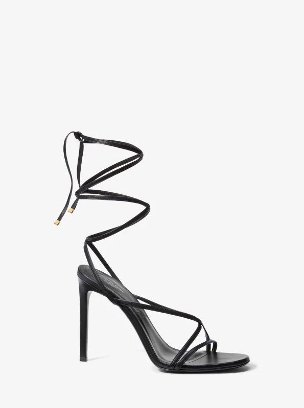 Michael Kors Dahlia Leather Lace-Up Sandal 1