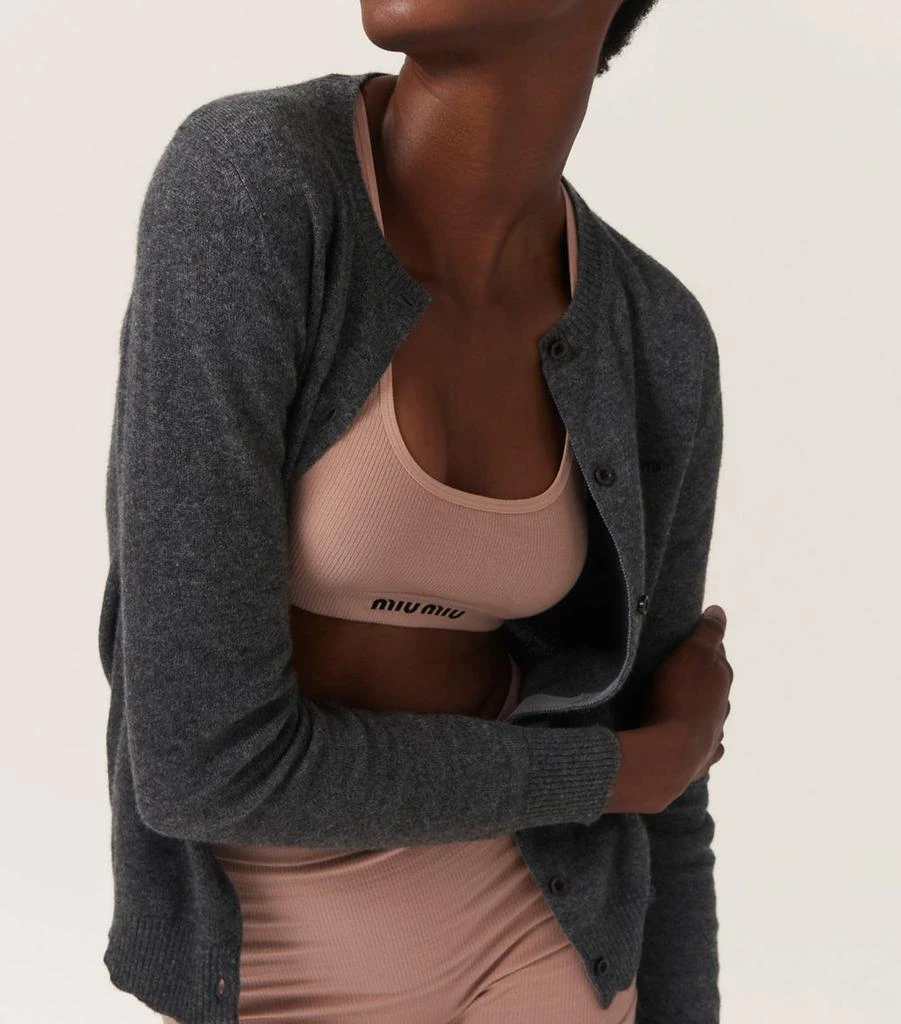 Miu Miu Seamless Racerback Crop Top 4