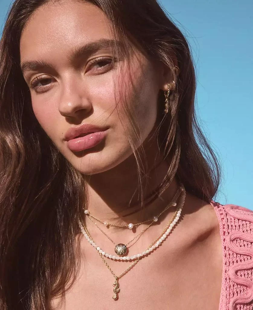 Kendra Scott Seahorse Short Pendant Necklace in 14k Gold Over Brass 4