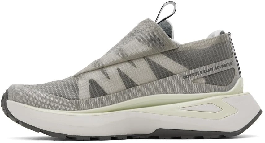 Salomon Gray Odyssey Elmt Advanced Clear Sneakers 3