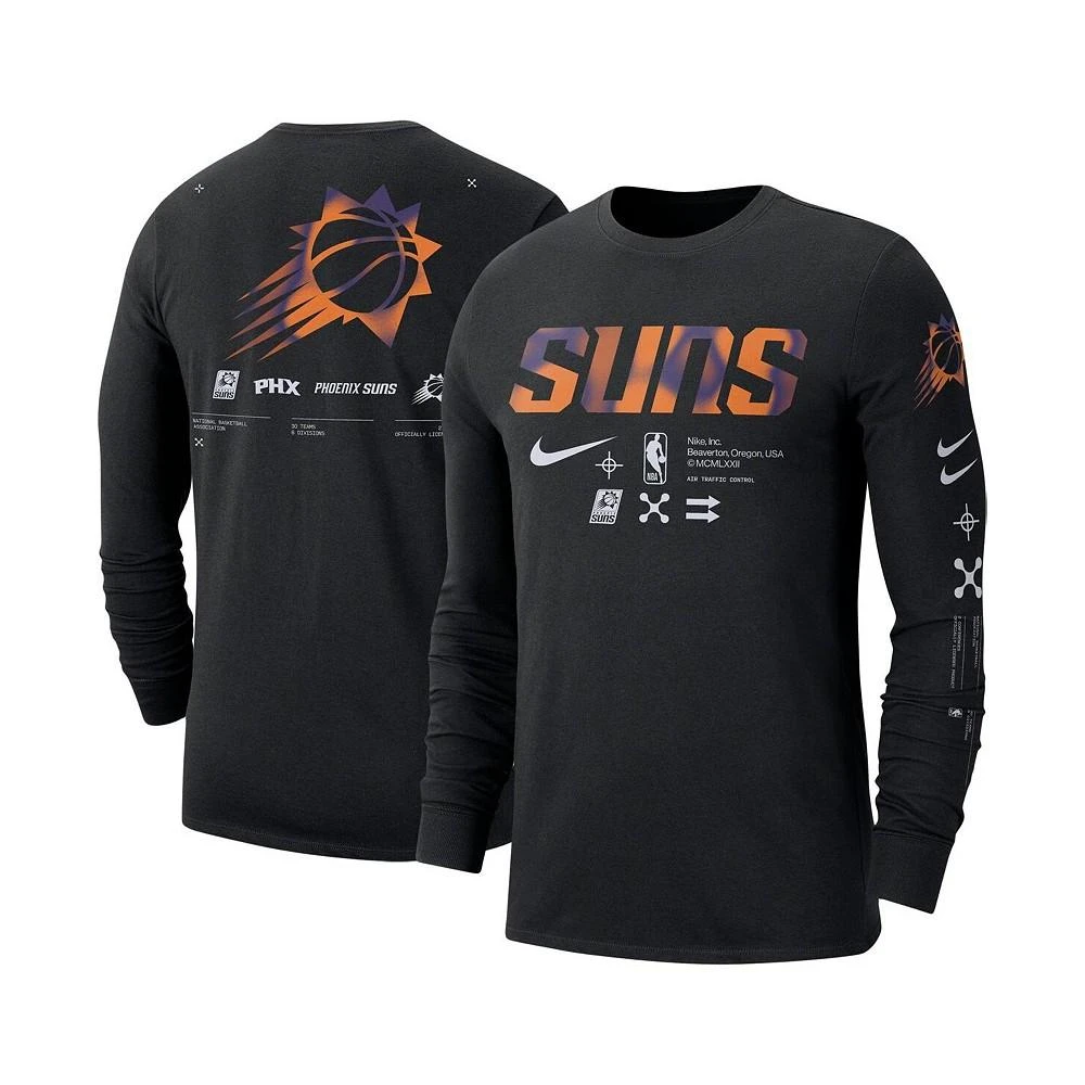 Nike Men's Black Phoenix Suns Essential Air Traffic Control Long Sleeve T-shirt 1