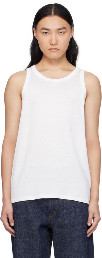 【AURALEE】ORGANIC SOFT RIB TANK TOP SPORTIVO [Organic soft rib tank top aqua green]