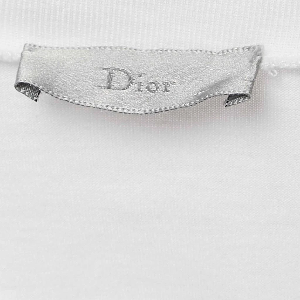 Dior Dior HoMme White Printed Jersey T-Shirt XS 4