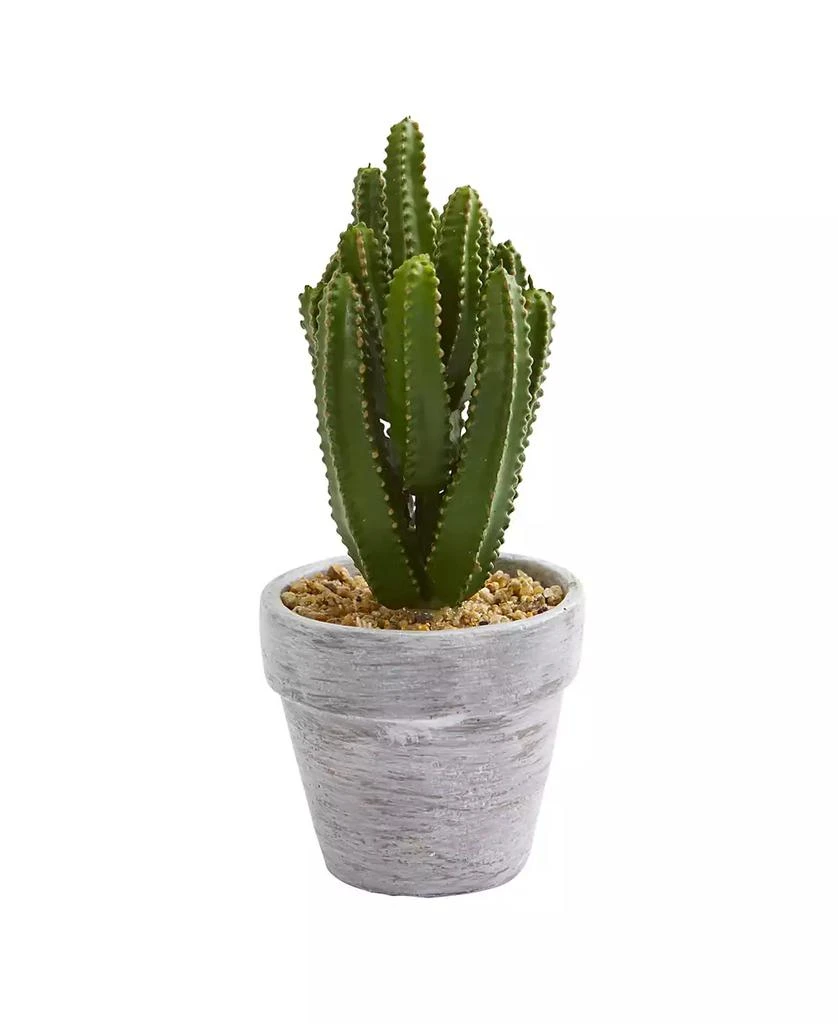 NEARLY NATURAL 8" Cactus Artificial Plant, Set of 3 4