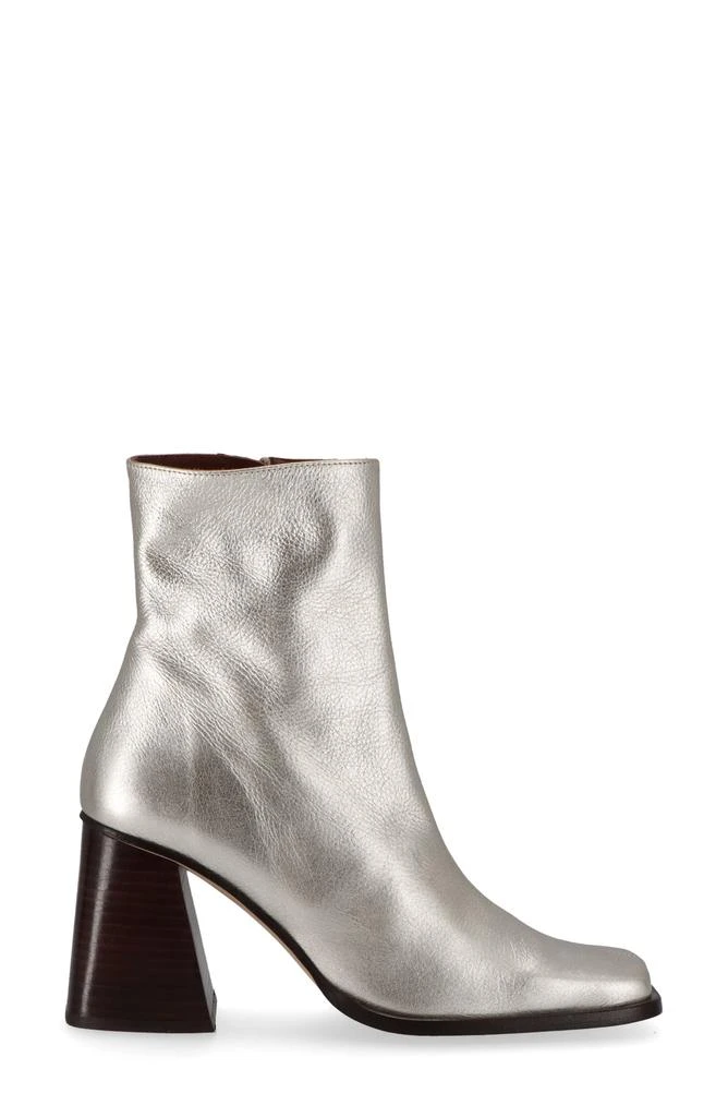 ALOHAS Southern Shimmer Metallic Zip Bootie 3