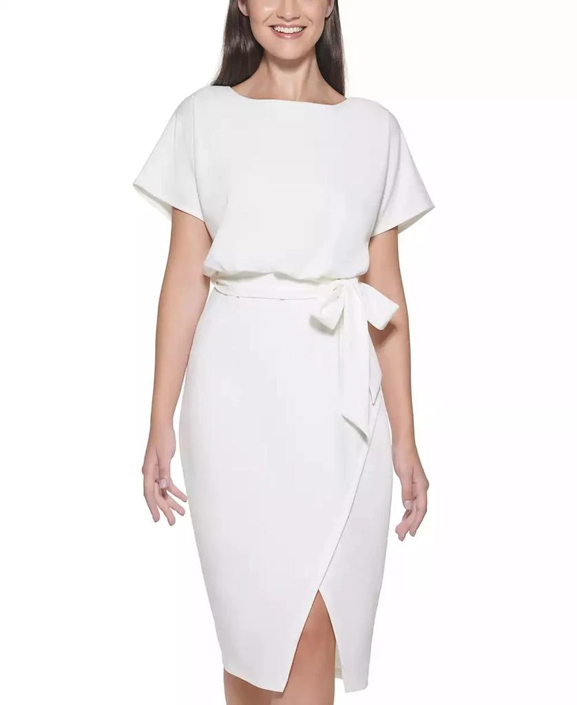 Kensie Blouson Wrap Dress 3