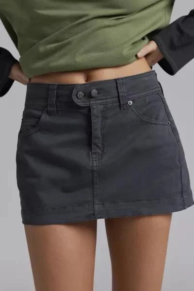 BDG BDG Sarah Chino Micro Mini Skirt 1