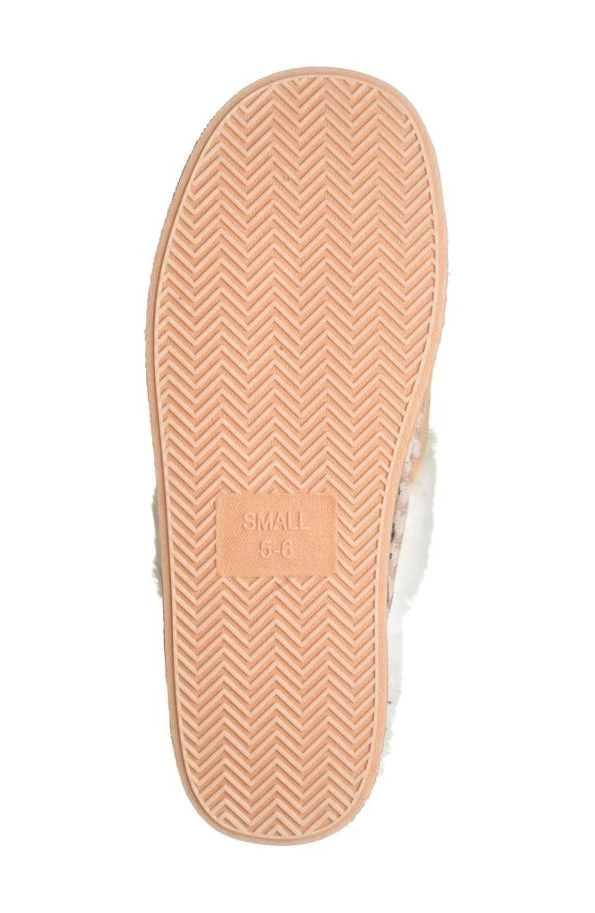 Born Embroidered Faux Shearling Lined Slipper 6