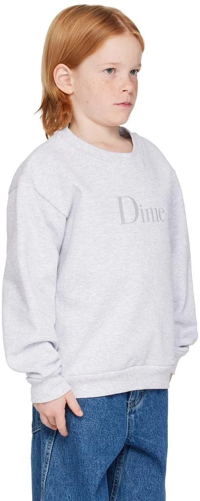 Dime Kids Gray Printed Sweatshirt 2