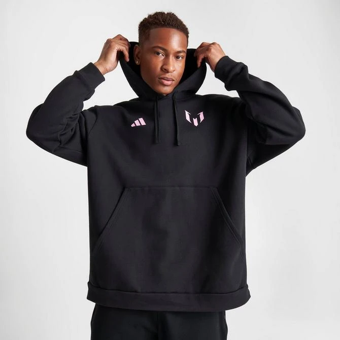 Adidas Men's adidas Messi N&N Fleece Soccer Hoodie 3