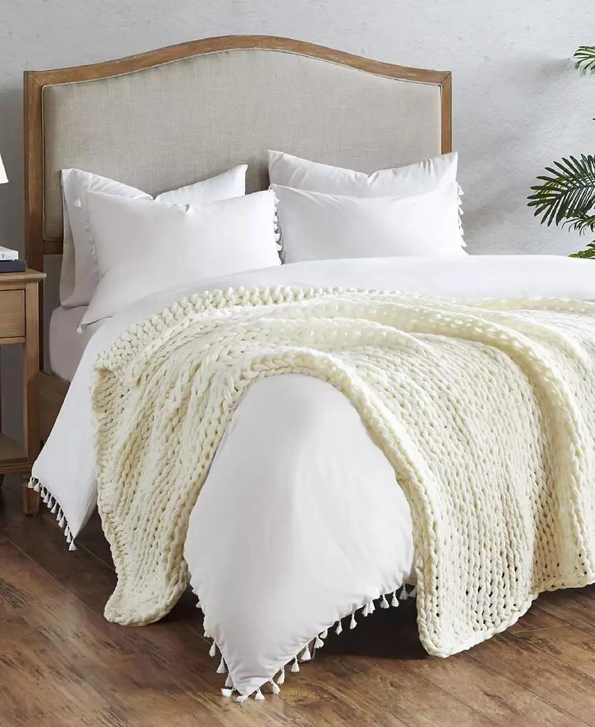 Madison Park Chunky-Knit Handmade Throw, 50" x 60" 2