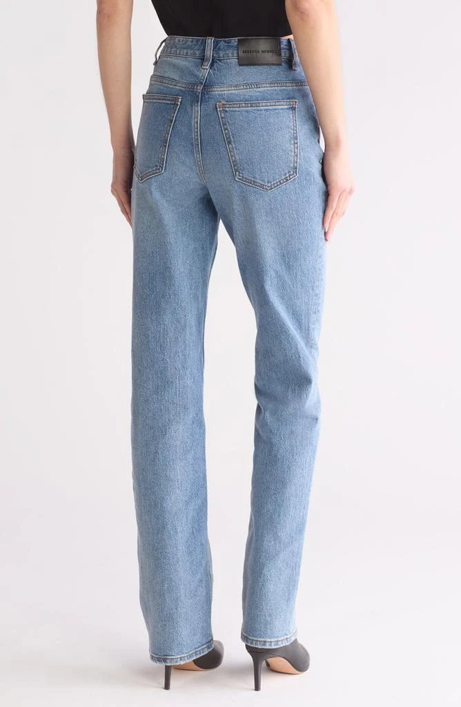Rebecca Minkoff Sunday High Waist Straight Leg Jeans 2