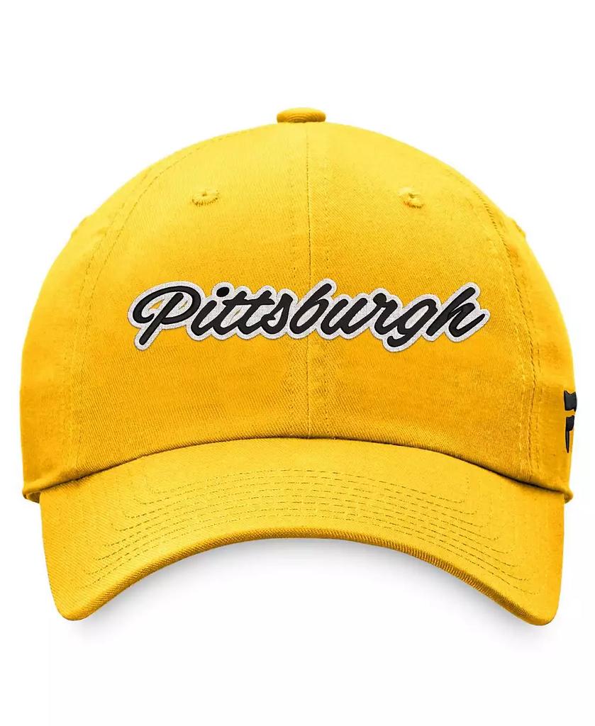 Fanatics Women's Gold Pittsburgh Penguins Breakaway Adjustable Hat