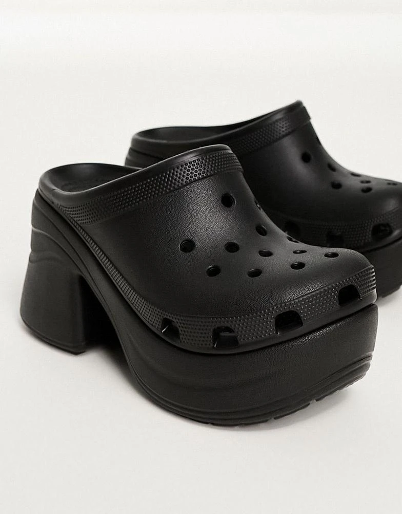 Crocs Crocs Siren clogs in black 4