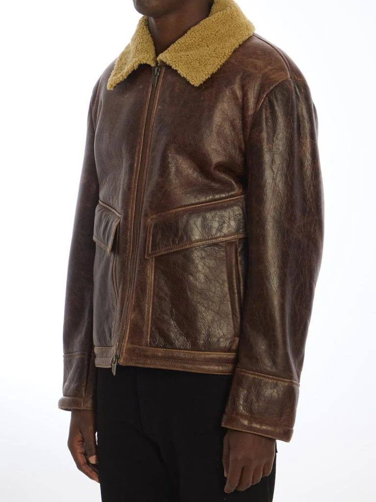 Salvatore Santoro Leather Bomber Jacket 2