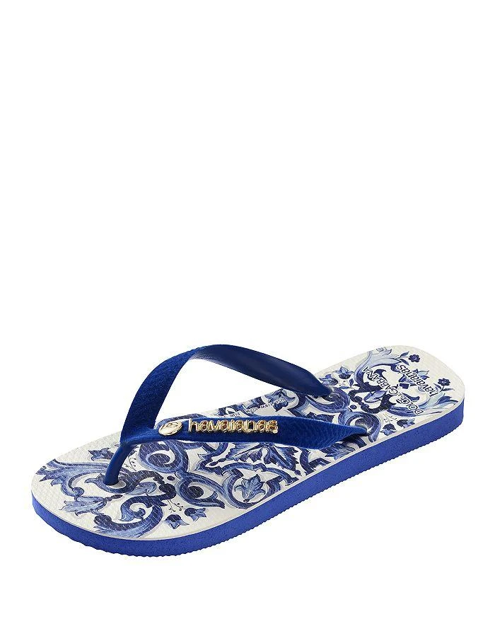 Havaianas Women's Top Dolce & Gabbana Blu Mediterraneo Flip-Flops 4