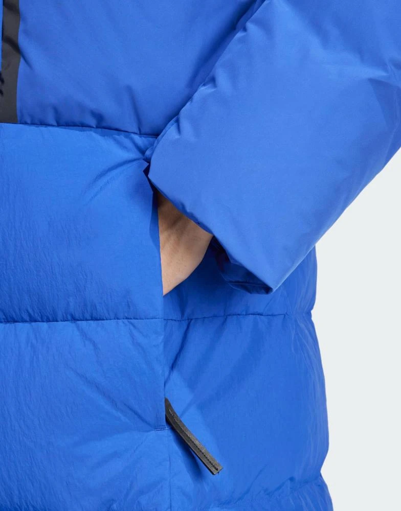 Adidas adidas Performance Myshelter Down Parka in blue 4