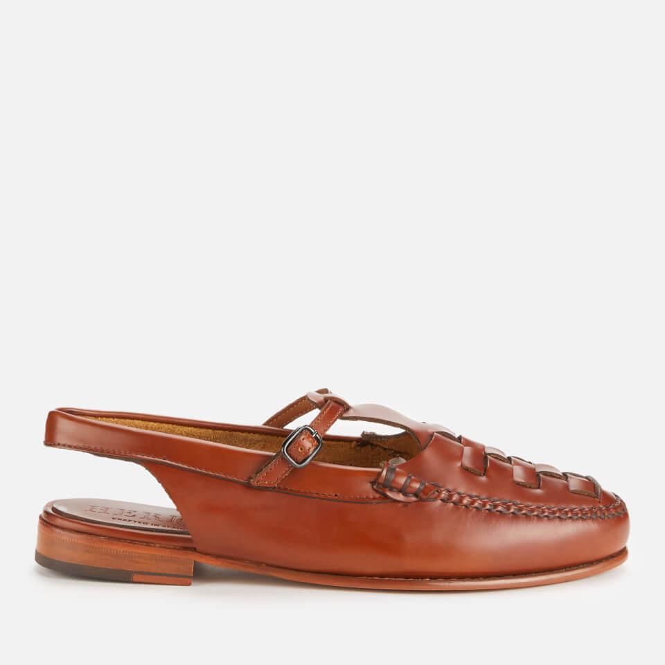 Hereu Hereu Women's Roqueta Leather Slingback Flats - Shoes