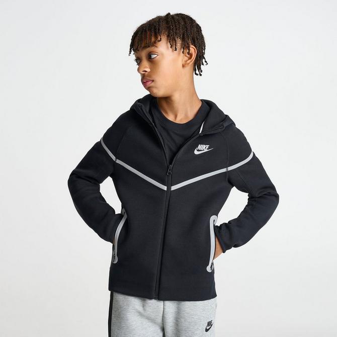 NIKE Boys' Big Kids' Nike Sportswear Tech Fleece Reflective Full
