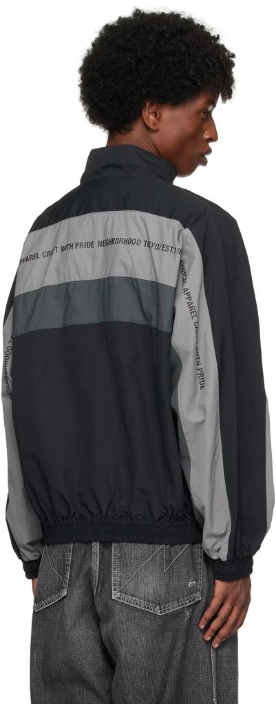 NEIGHBORHOOD Black Taffeta Track Jacket 3