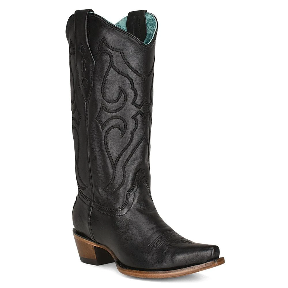 Corral Boots Stitch Embroidered Snip Toe Cowboy Boots 2